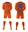 Mens Orange GK Package LS