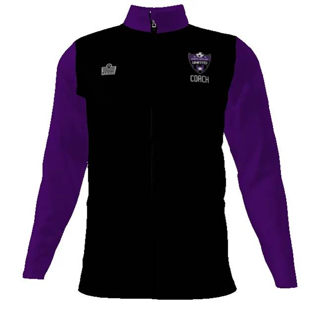 Black/Purple Full Zip Jacket