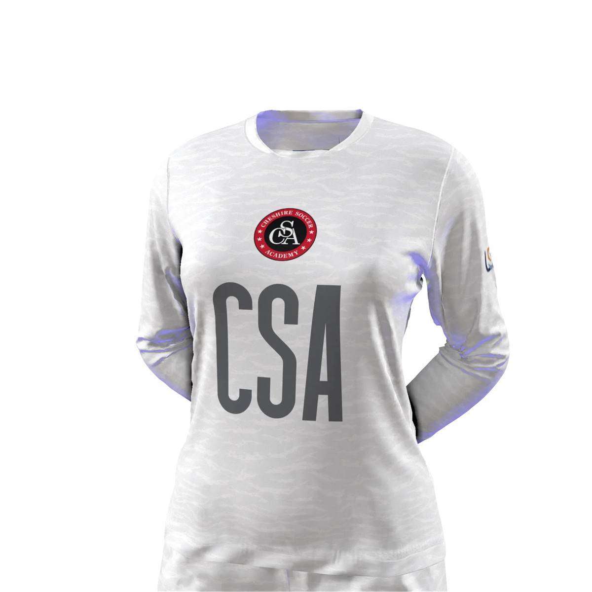 Girls LS Home Jersey
