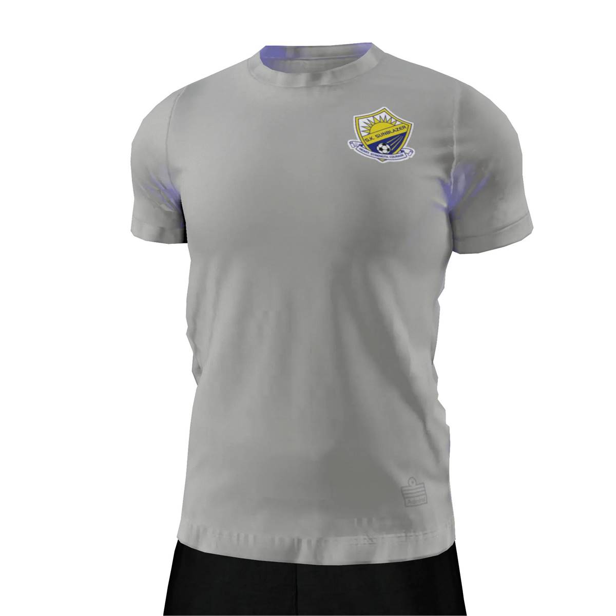 Training Jersey Silver Short Sleeve