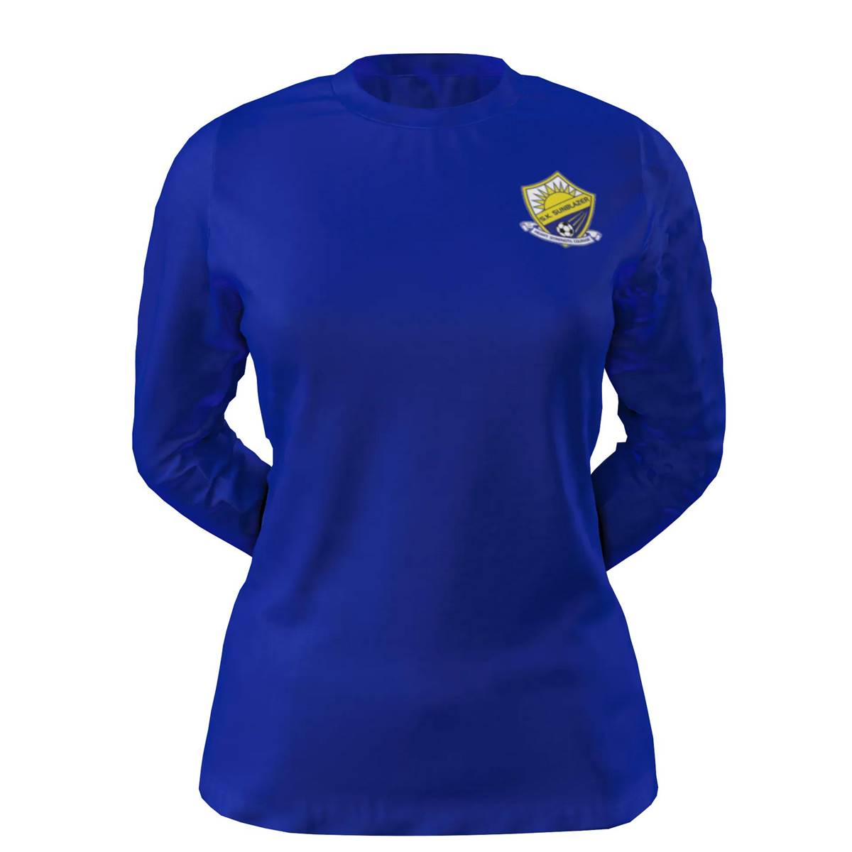 Womens Performance Jersey Royal Long Sleeve
