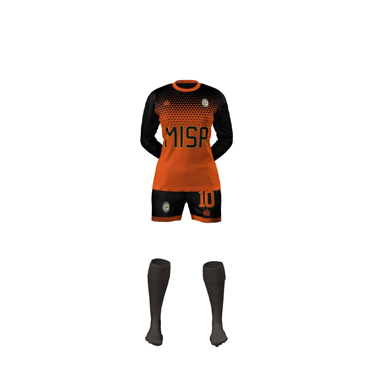 Womens Orange/Black GK Package
