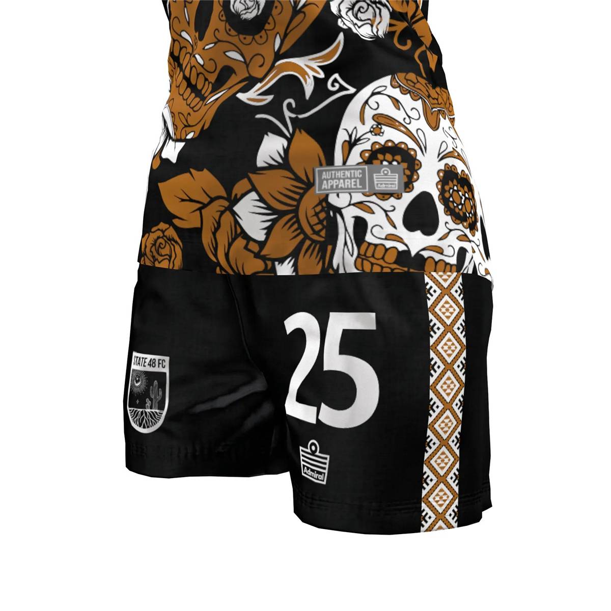 Womens Sugar Skull Short