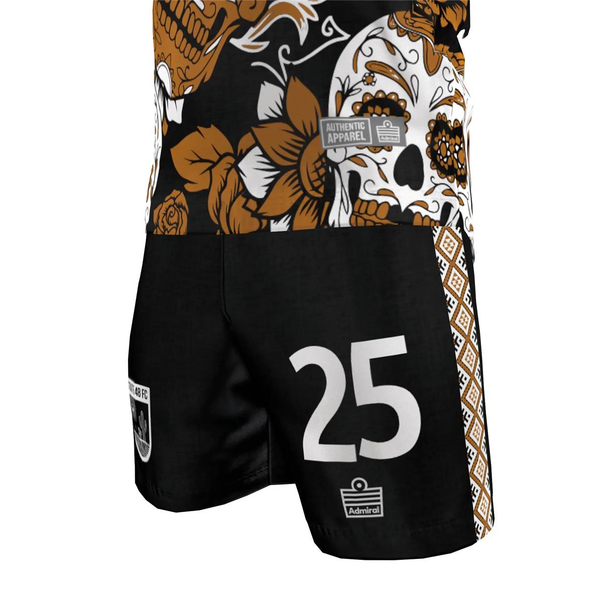 Mens Sugar Skull Short