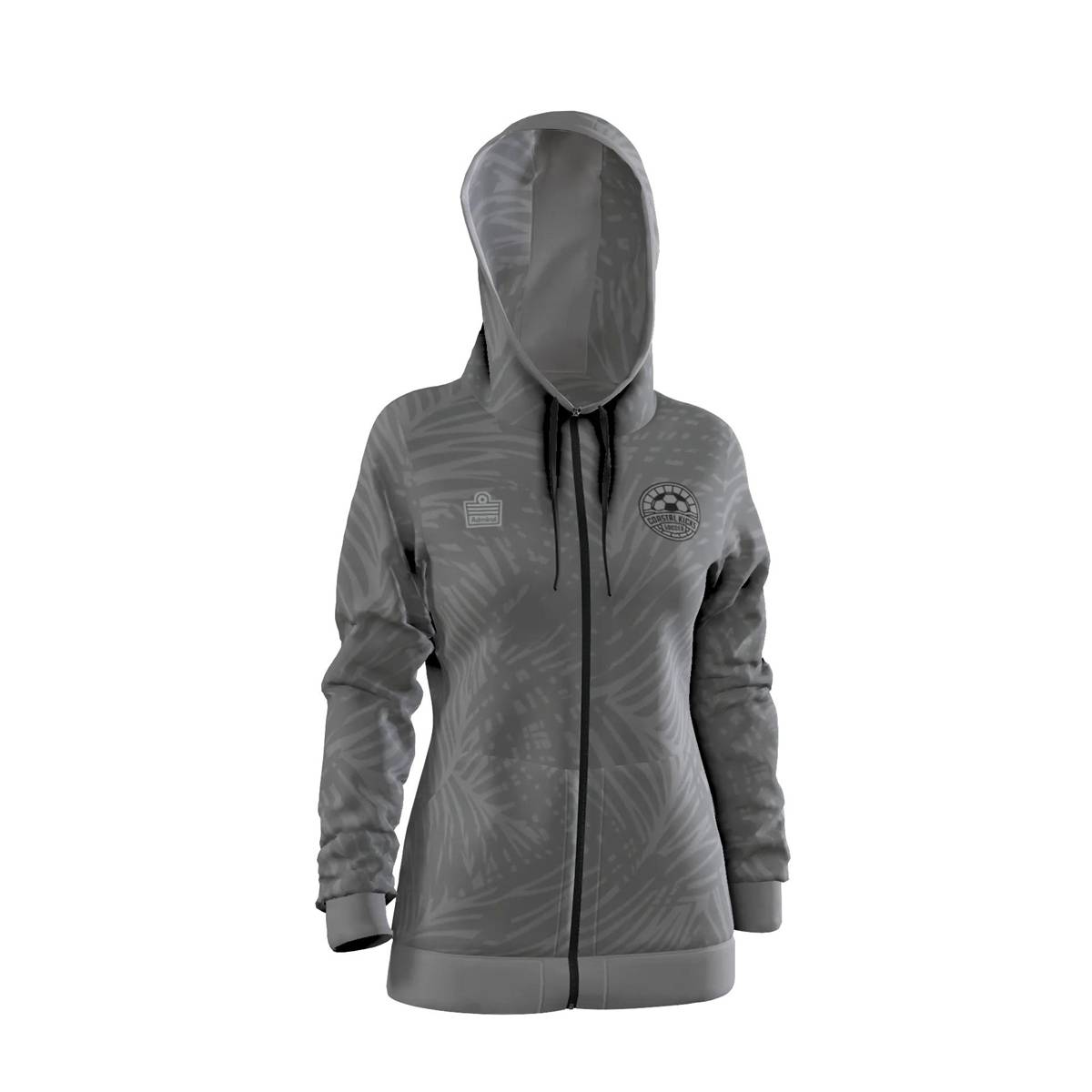Coastal Kicks Full zip Hoodie (WOMEN)