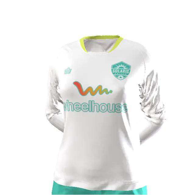 White Womens Jersey L/S