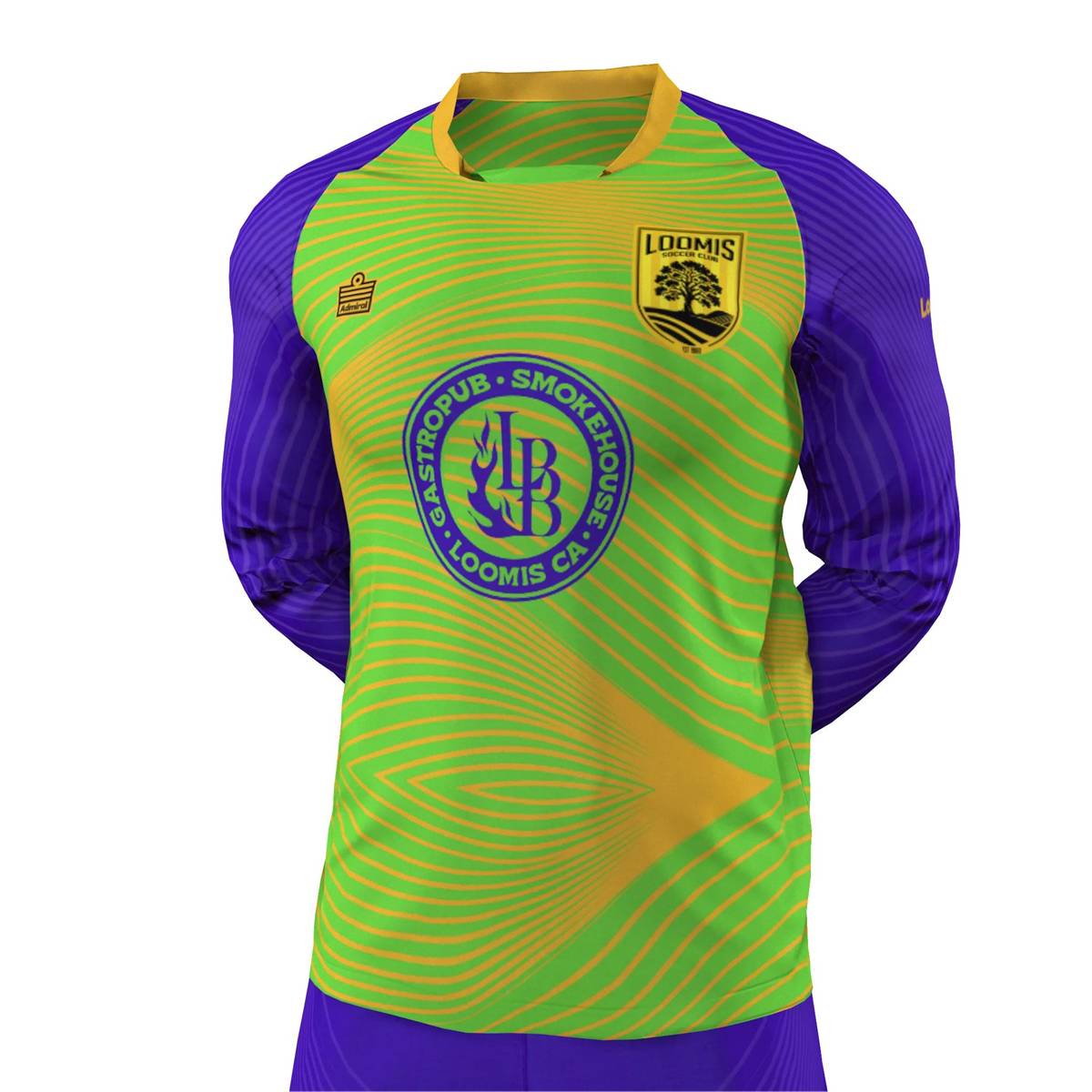 Mens/Boys GK Lime Jersey (LS)