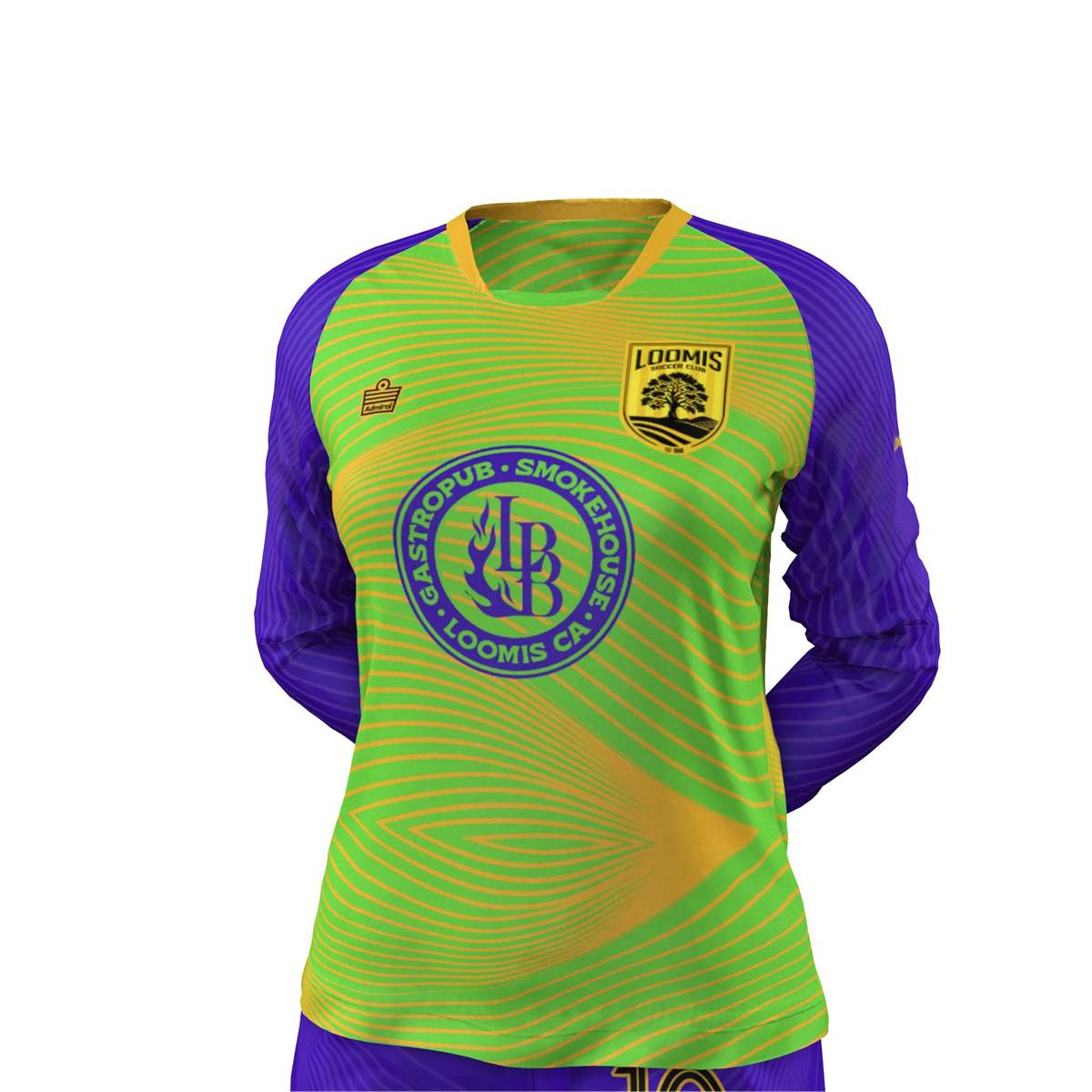 Womens/Girls GK Lime Jersey (LS)