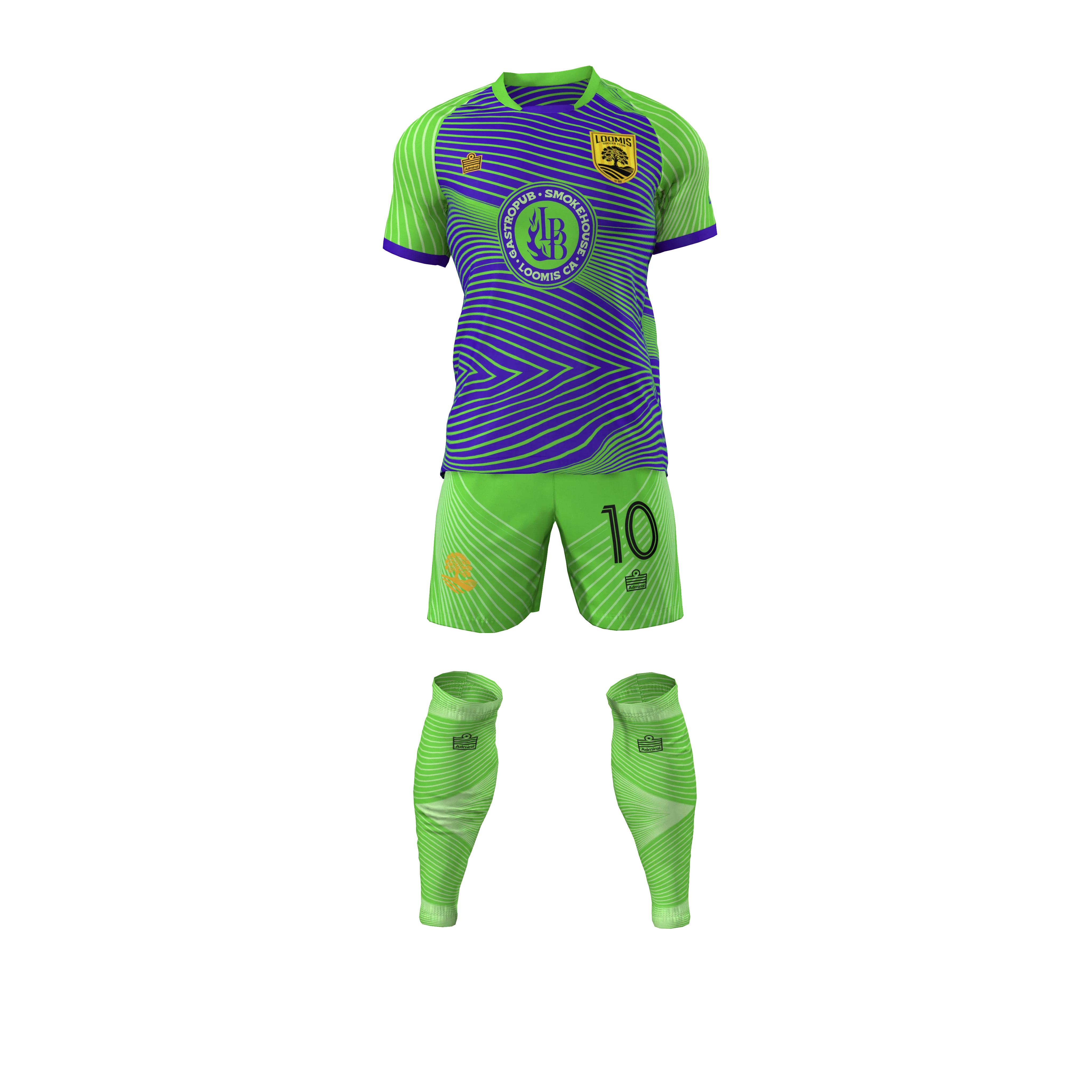 Mens/Boys GK Blue Full Kit (SS)