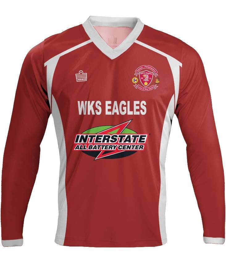 CUSTOM Sublimated Lincoln Jersey L/S-Red